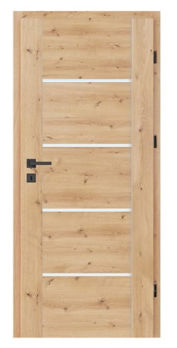 Drzwi wewnętrzne Lento - artisan mleczna szyba