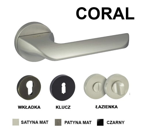 Klamka Alubrass - CORAL