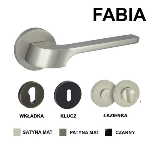 Klamka Alubrass - FABIA