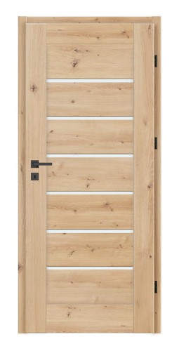 Drzwi wewnętrzne Suarte Perfectdoor artisan mleczna szyba